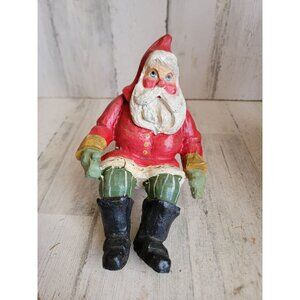 House of hatten 1988 AS IS Santa Claus ledge hanging vintage decor